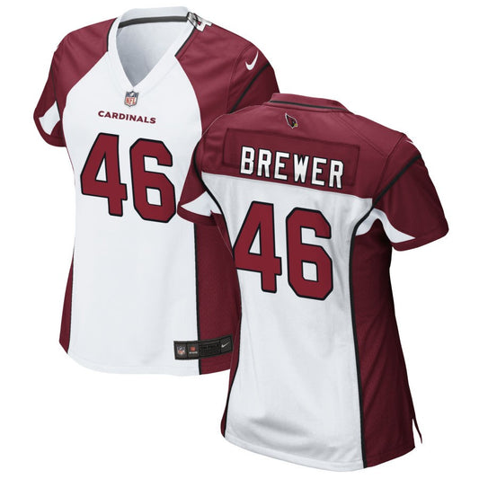 Aaron Brewer Arizona Cardinals Nike Women's Game Jersey - White